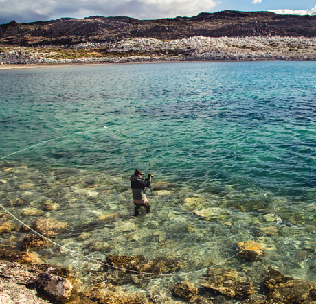 Pesca en Lago Strobel
